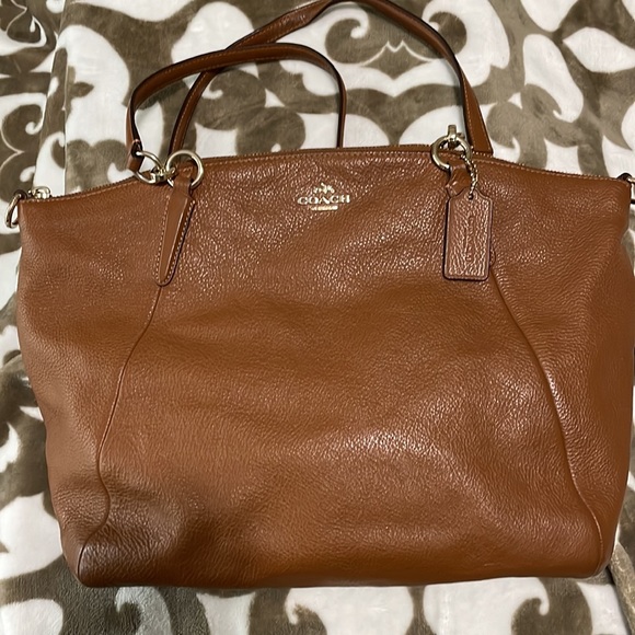 COACH Tan Leather Sofia Satchel - Picture 3 of 11